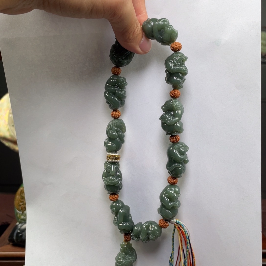 未镶嵌和田玉把件和田玉手串未镶嵌