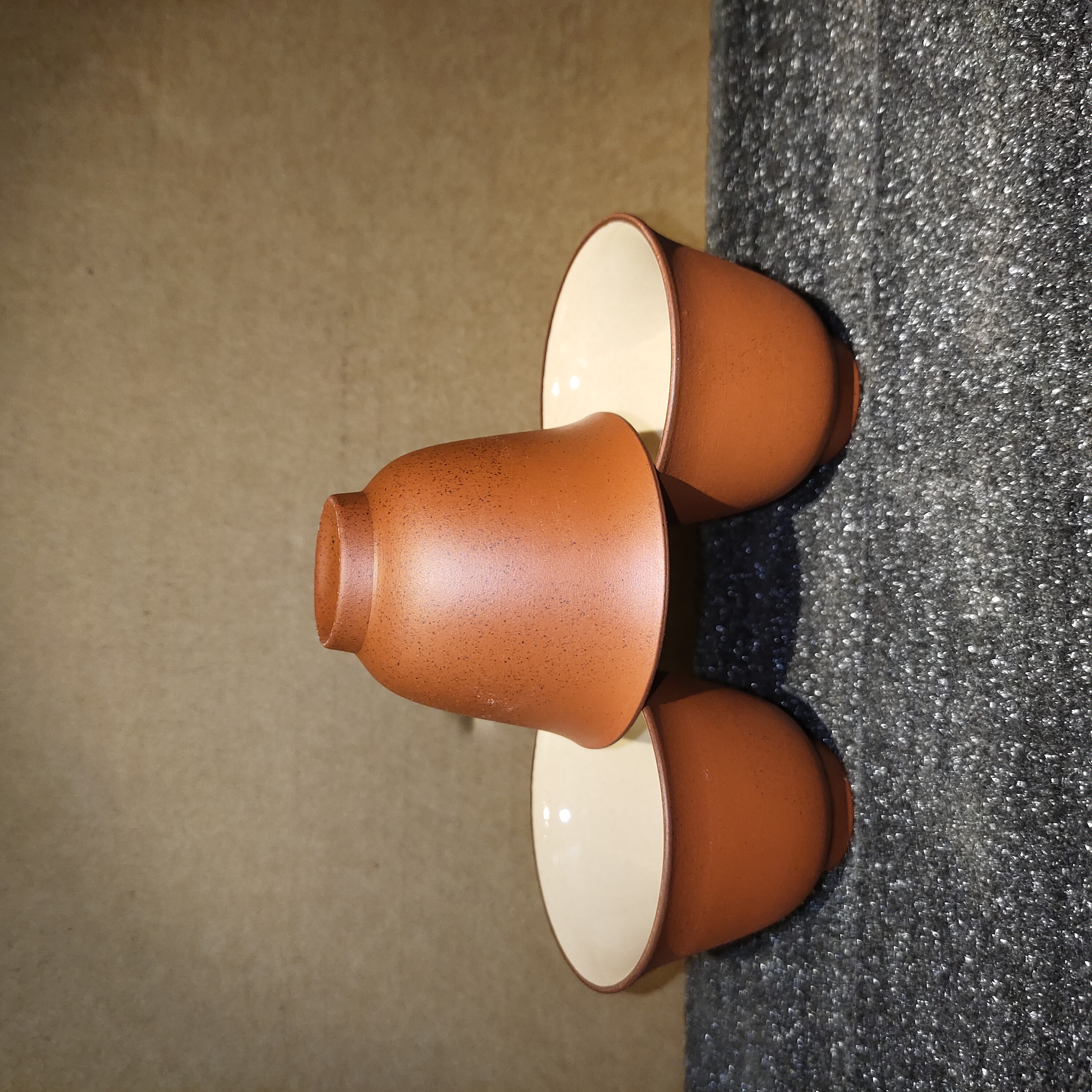 红泥50毫升反口高脚杯家庭公司户外