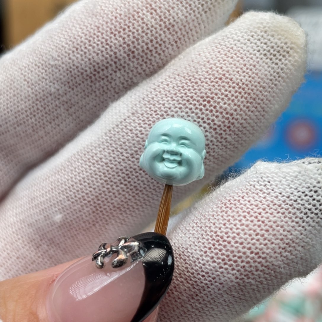 绿松石未镶嵌挂件