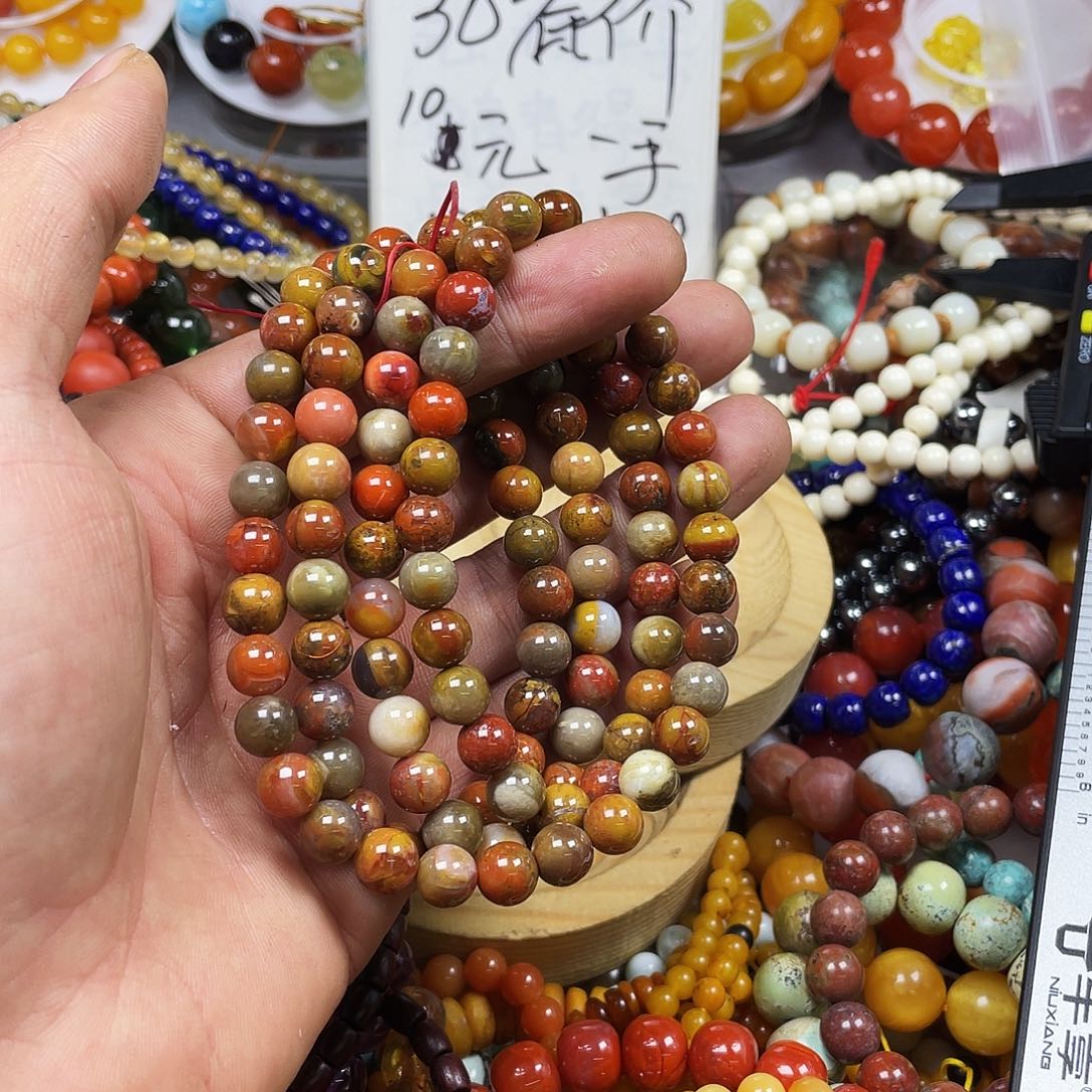 耕***玛瑙/玉髓未镶嵌手链54101