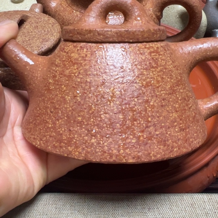紫砂茶壶清***香宜兴原矿金降坡