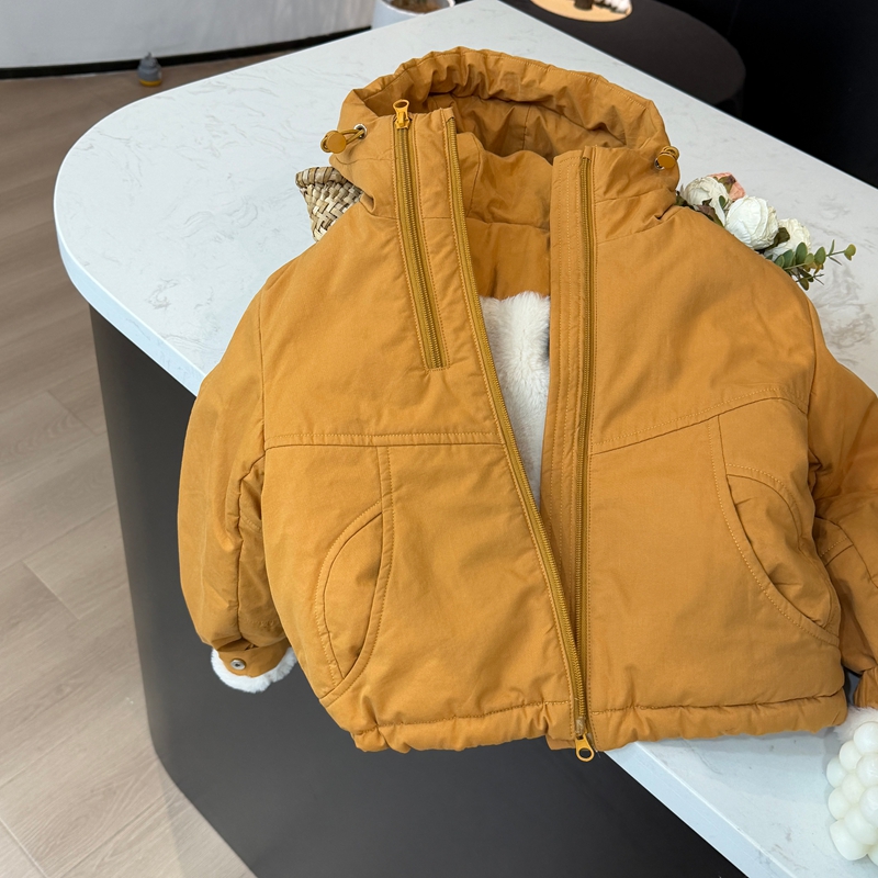 【现货】leomama女童夹棉加厚南瓜棉服外套冬季25新儿童女孩暖棉袄