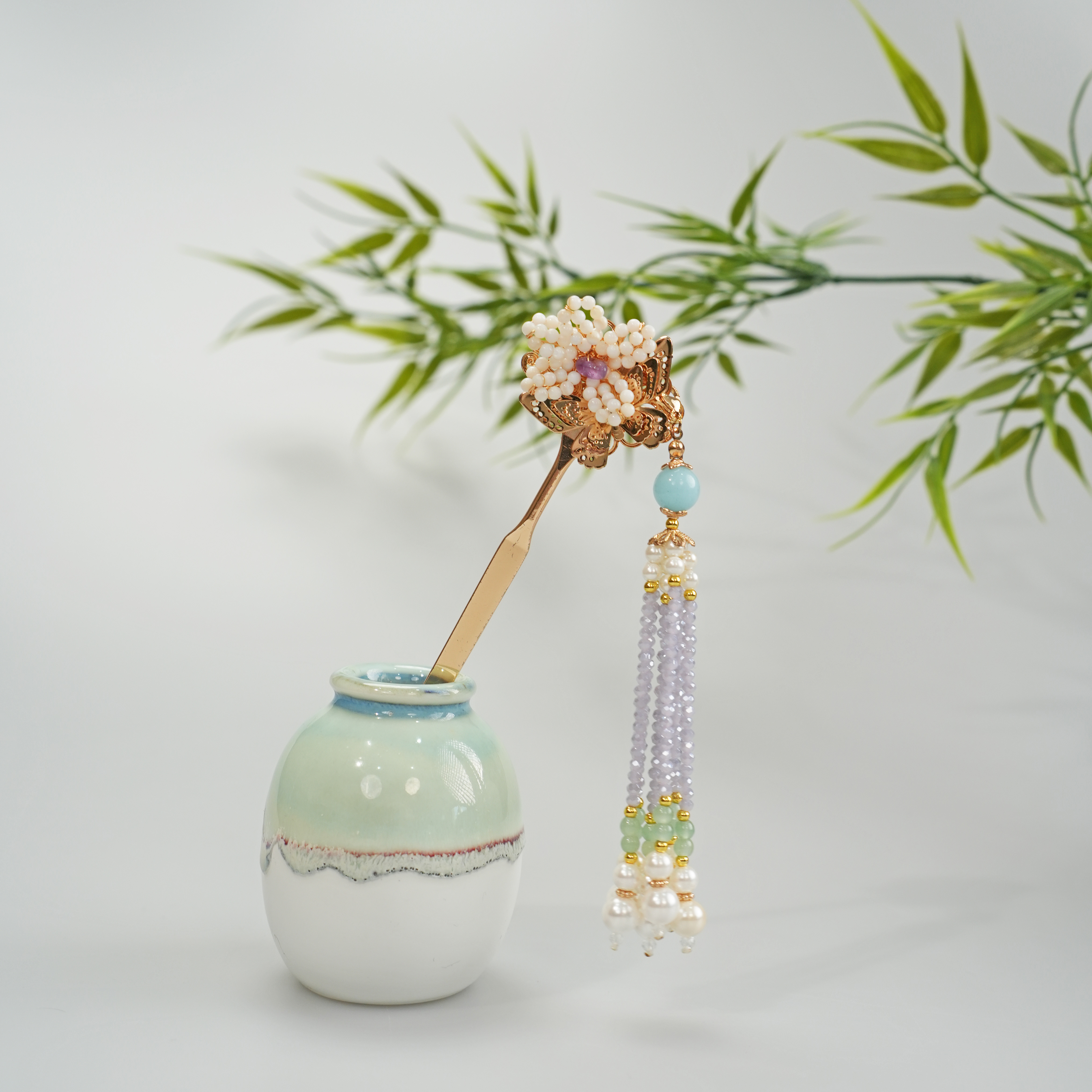 [雪蝶]古悦倾城古风汉服发饰