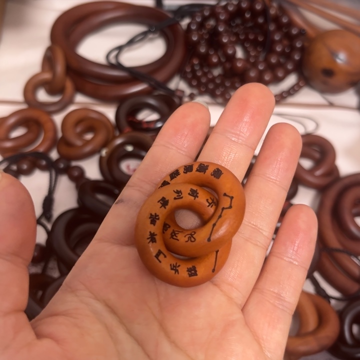 枣木步**升内径15乾坤圈枣木