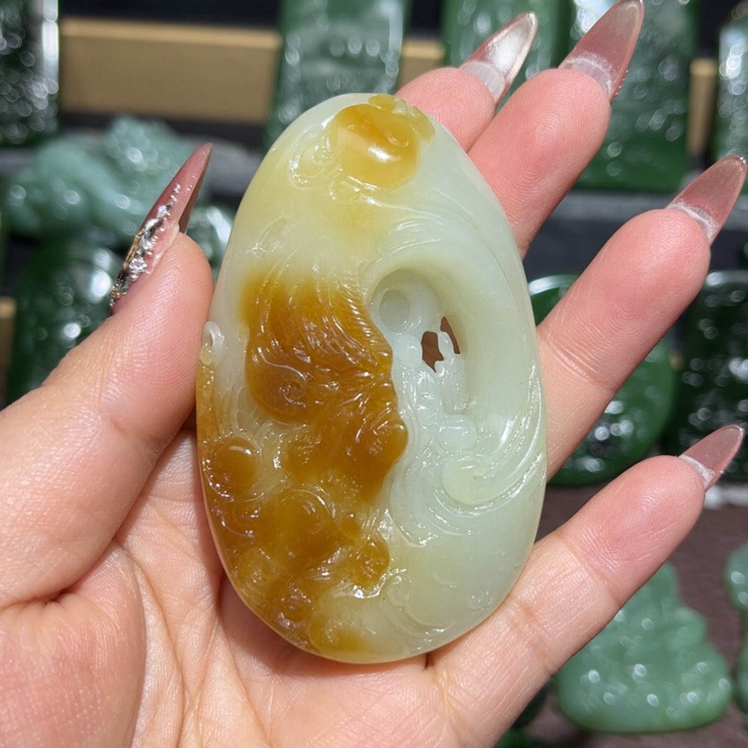 和田玉挂件未镶嵌