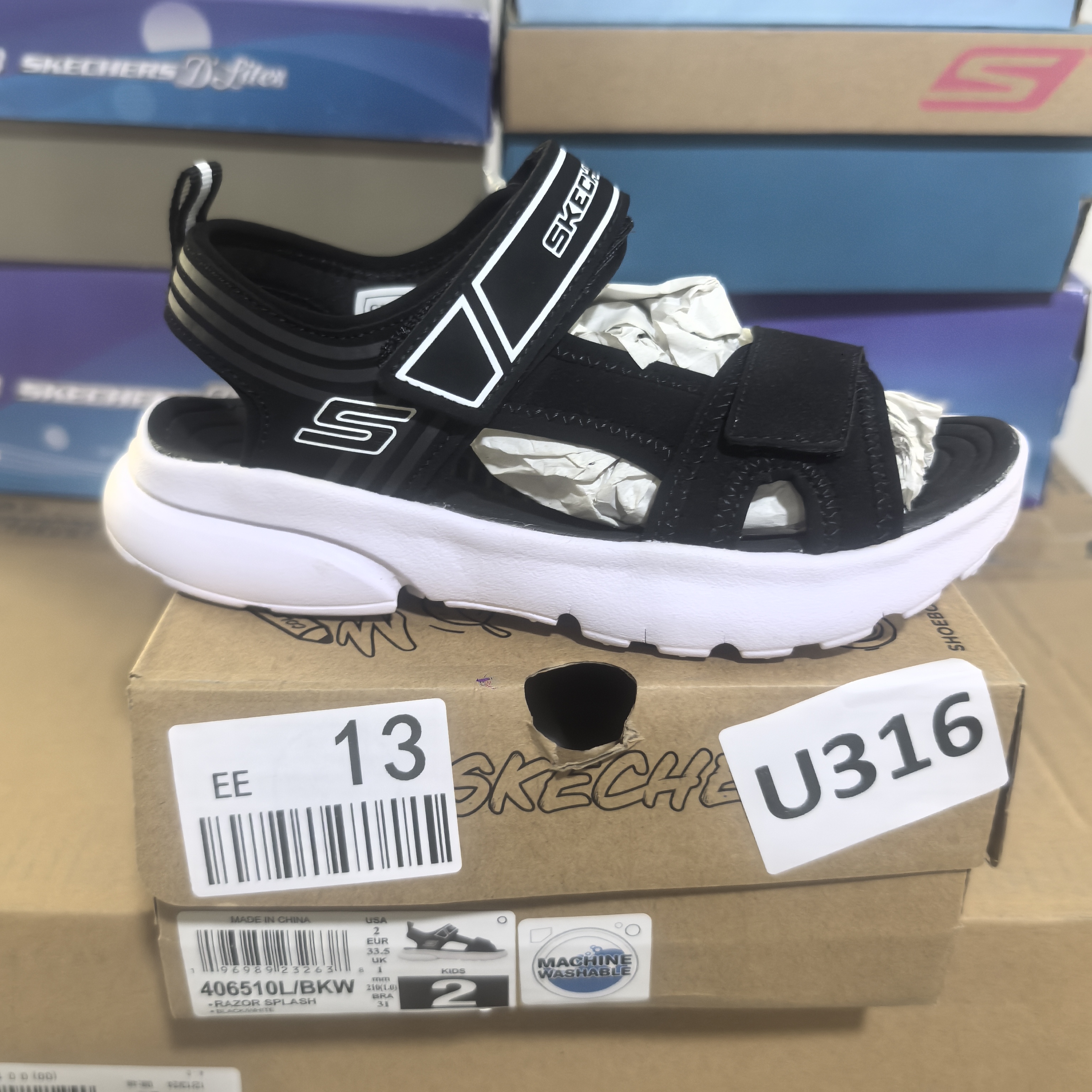 SKECHERS/斯凯奇U316春夏鞋 33.5码