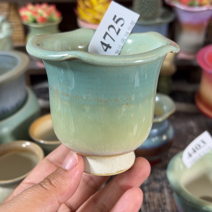 口6.5高7 手工花盆满30包邮