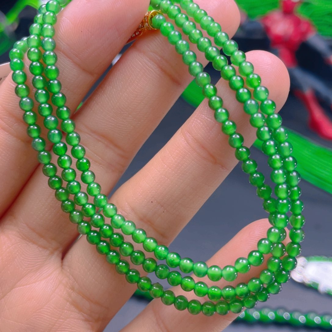 翡翠颈饰未镶嵌，11