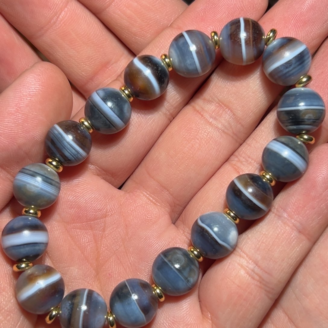 玛瑙/玉髓单珠未镶嵌