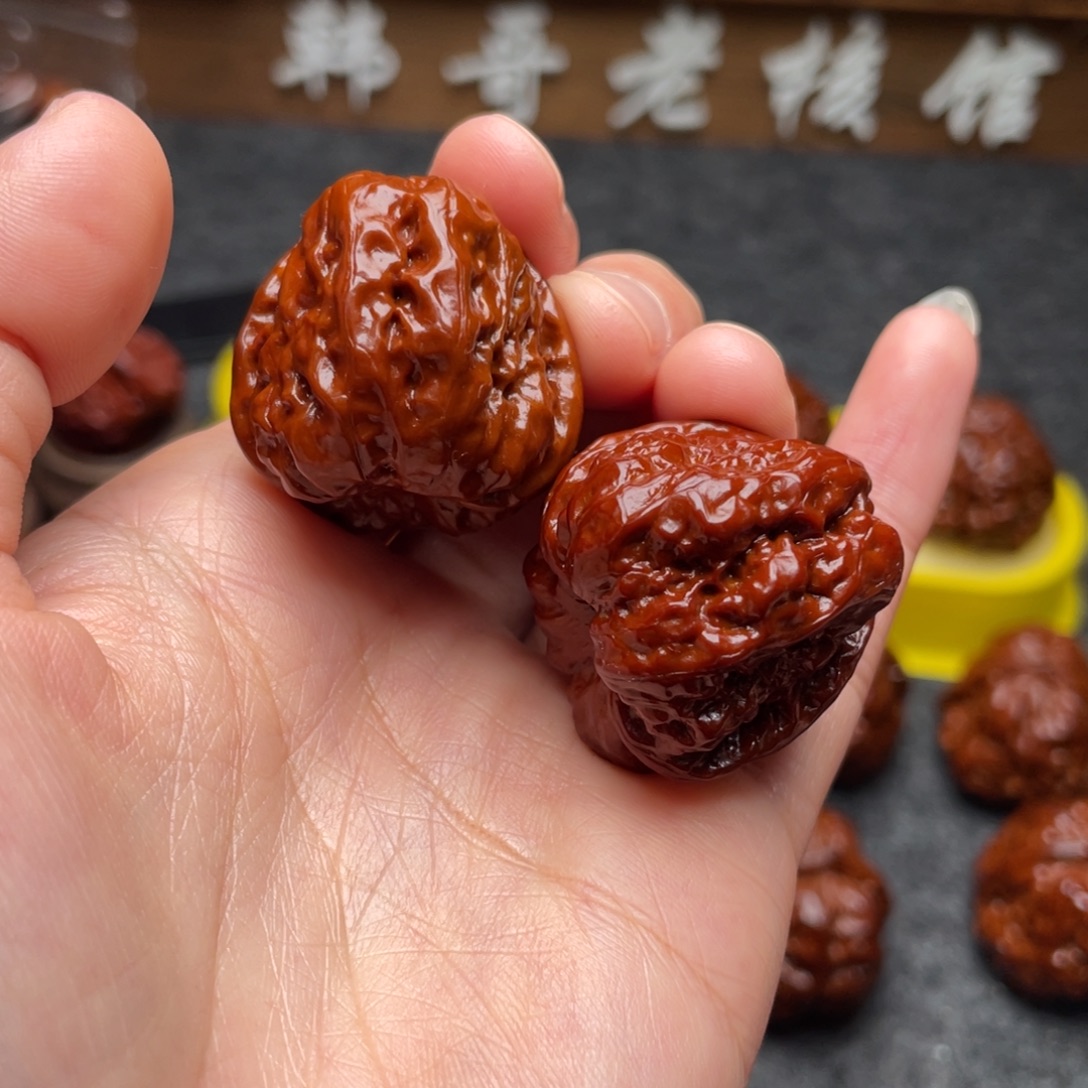 文玩核桃吊坠文玩核桃 手把件 蛤蟆头 31