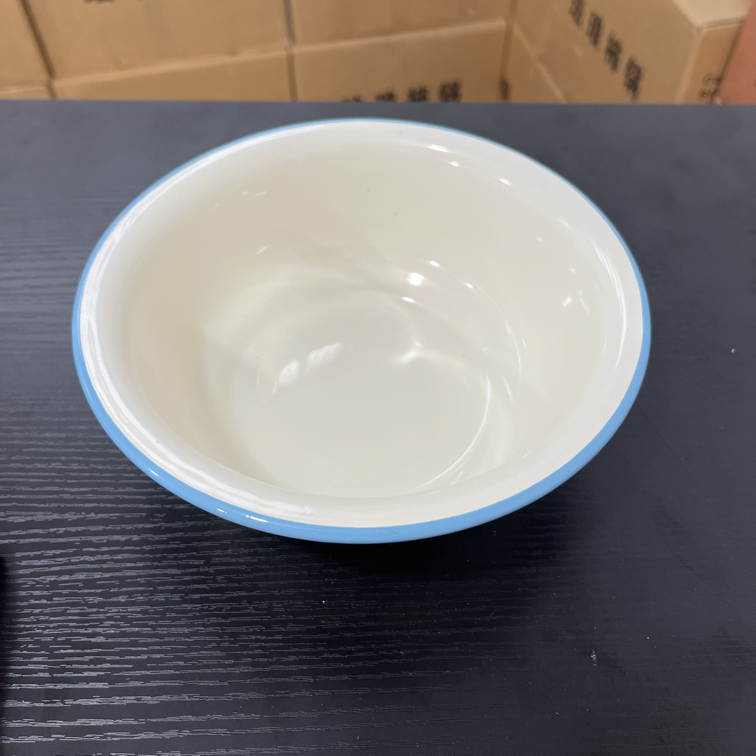 20公分搪瓷芳香汤盆一个加厚款有挂炉印