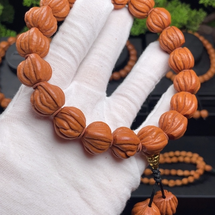 被***了木质类精品桃核手持