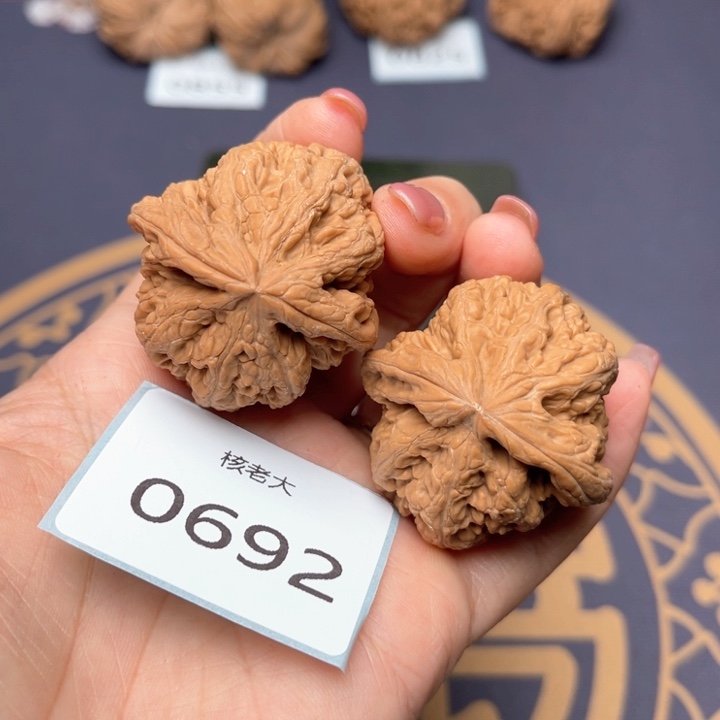 文玩核桃把件38大粗筋 0692