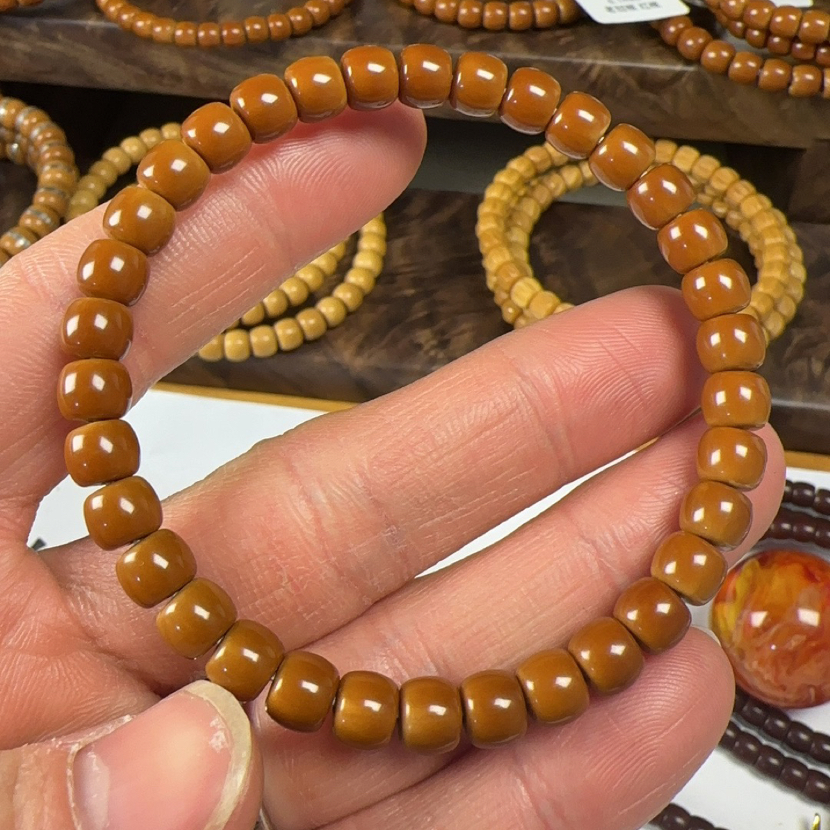 7.7mm老挝核核尖 橄榄核 乾坤系列 全品 玉化果冻料