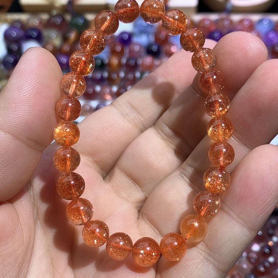 日光石日光石手串未镶嵌