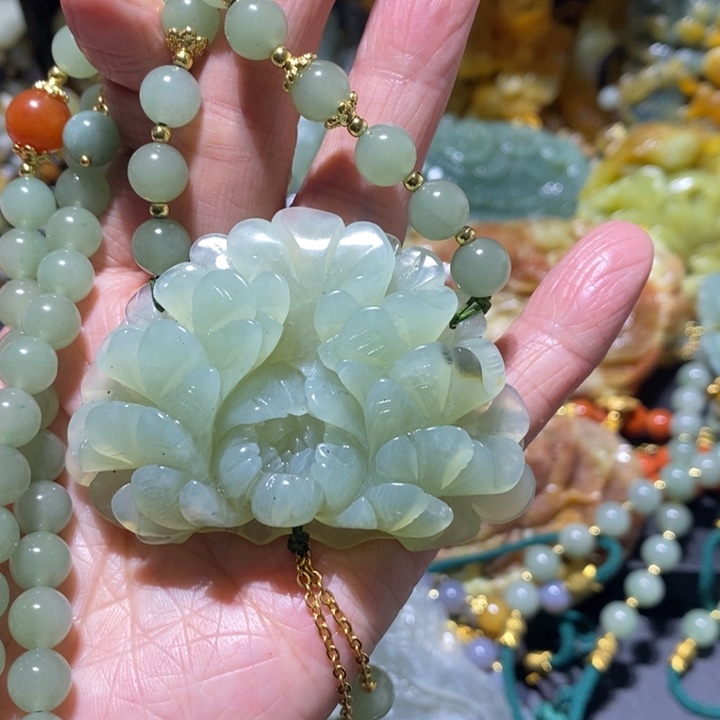 岫玉岫玉吊坠未镶嵌