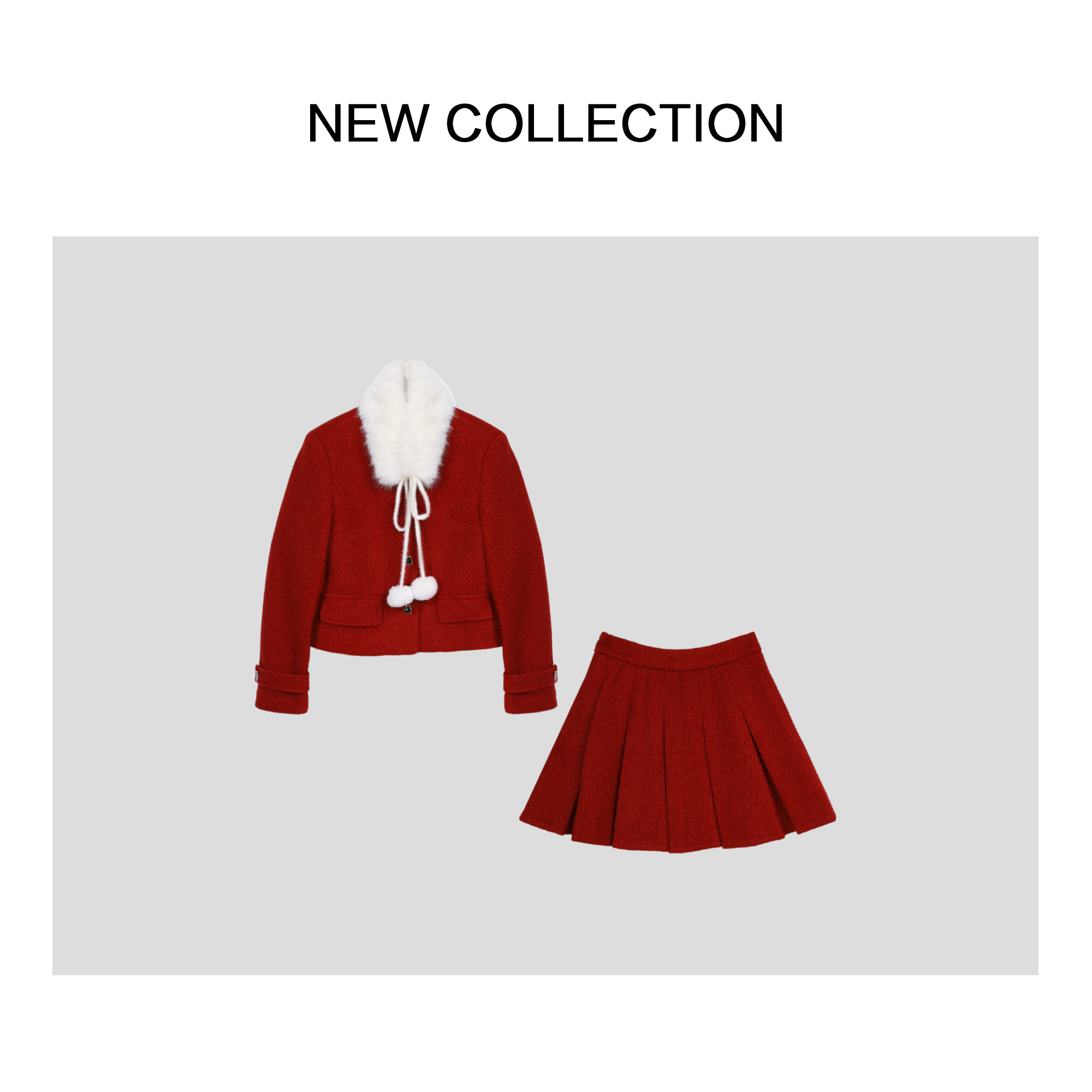 【婷婷专属】新款气质休闲上衣+短裙套装 D1518001A-18001