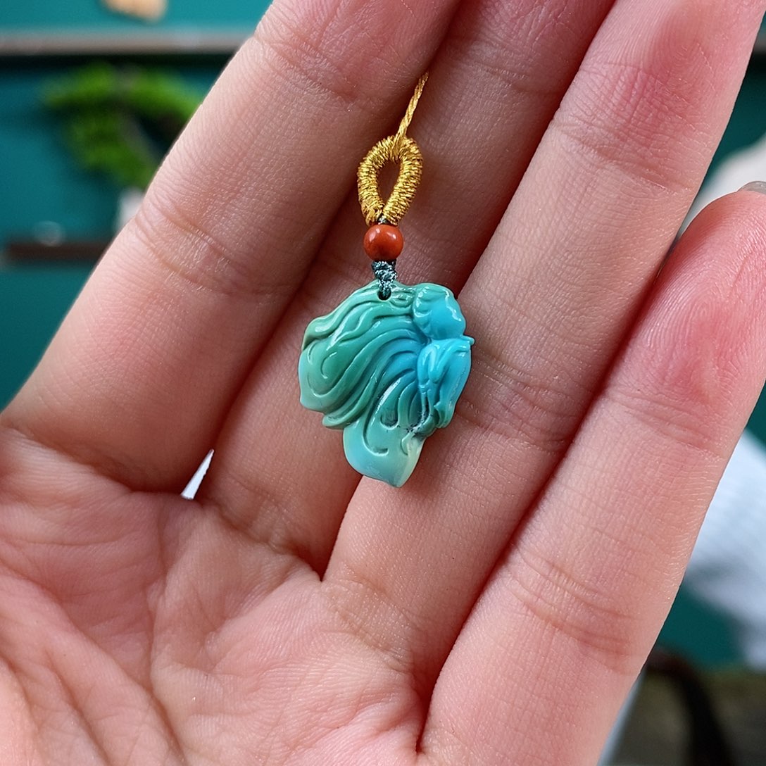 绿松石珠宝奇石未镶嵌