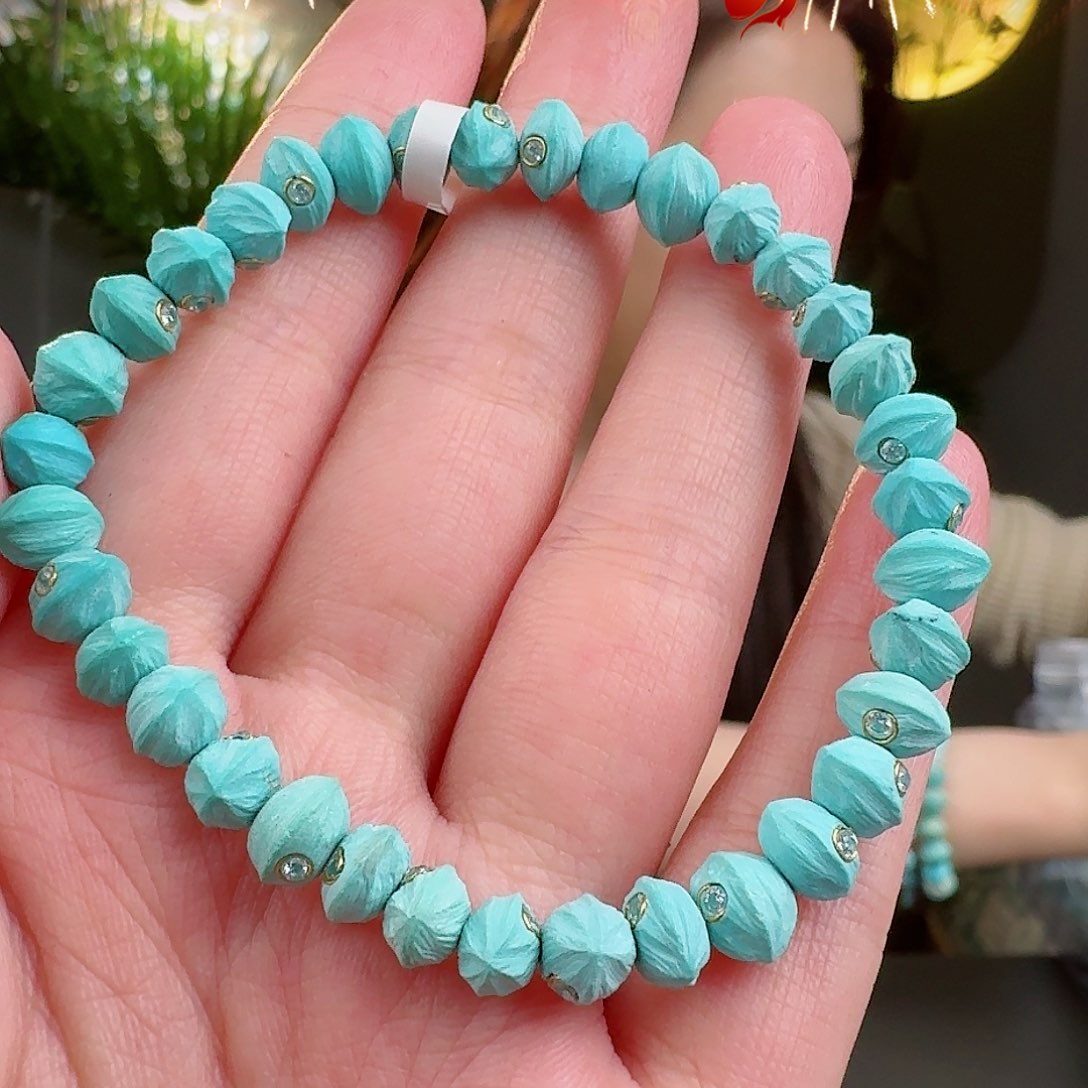 绿松石珠宝奇石未镶嵌