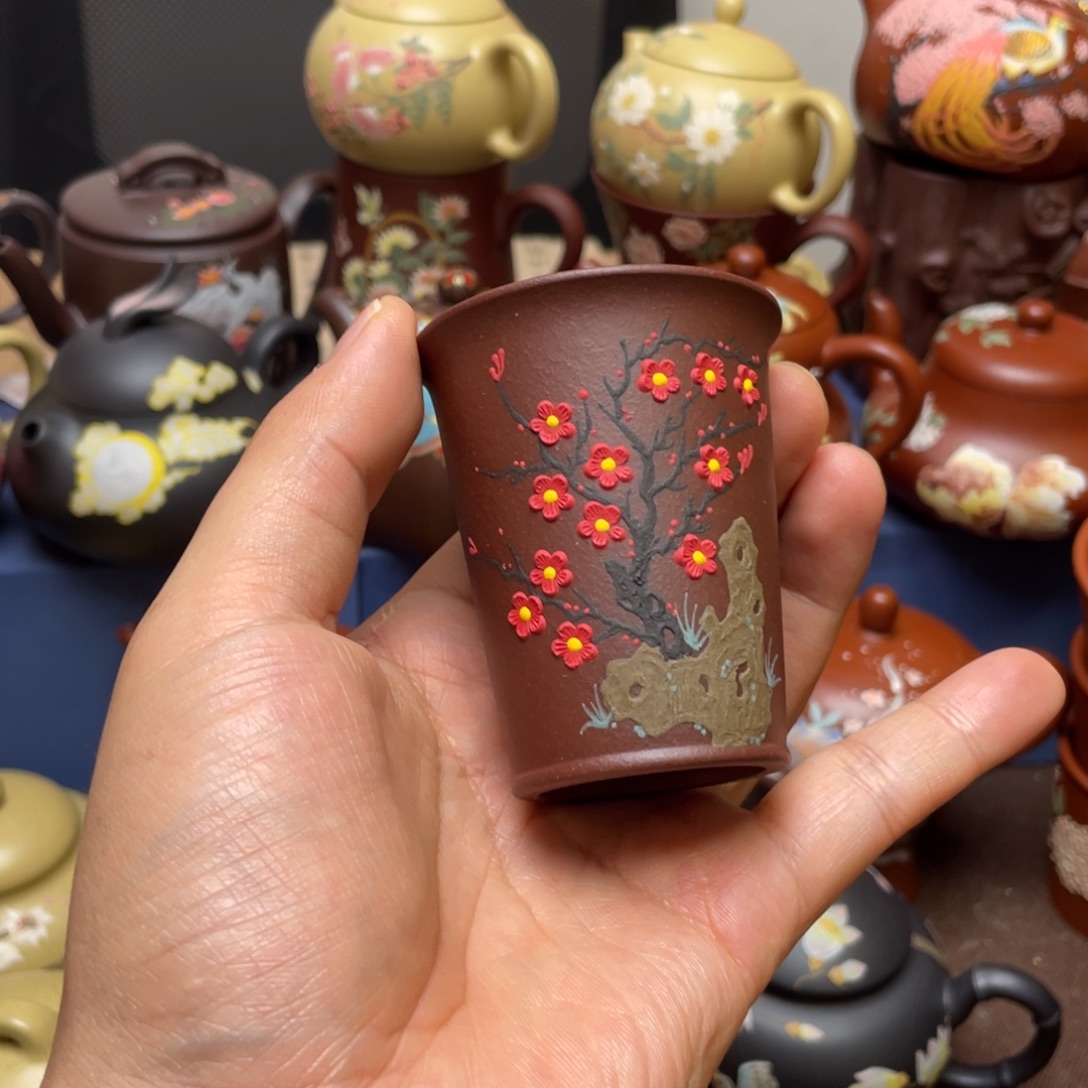 茶杯紫砂紫砂主人杯100cc
