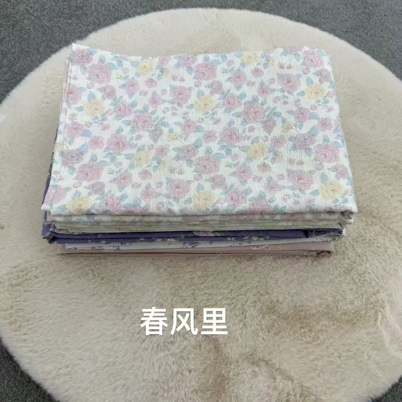 木棉皱皱纱床单2*2.3（上下五公分误差）999-2618