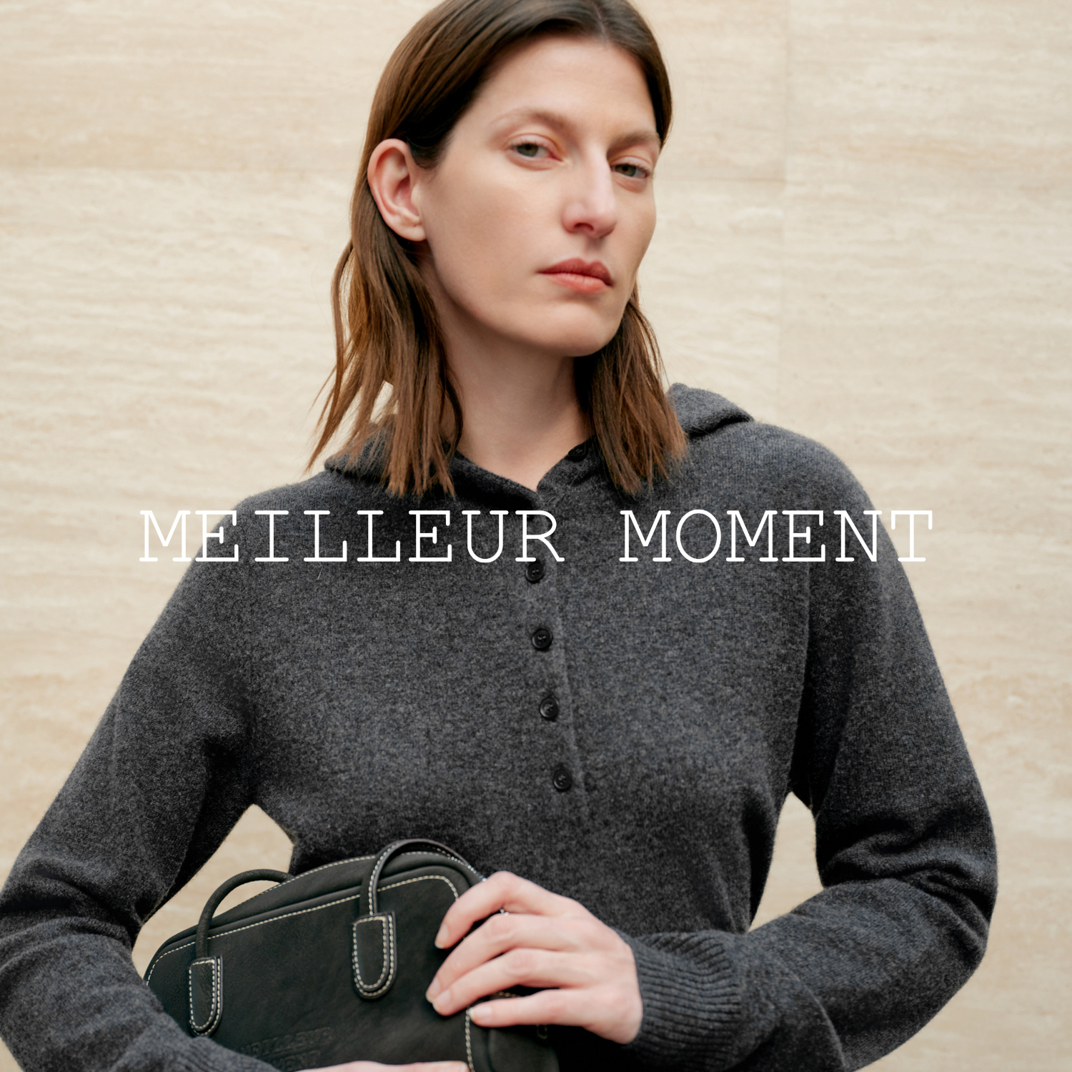 【预售】MM麦檬蓬松柔软特调灰色慵懒廓形连帽羊毛衫冬5H1930751