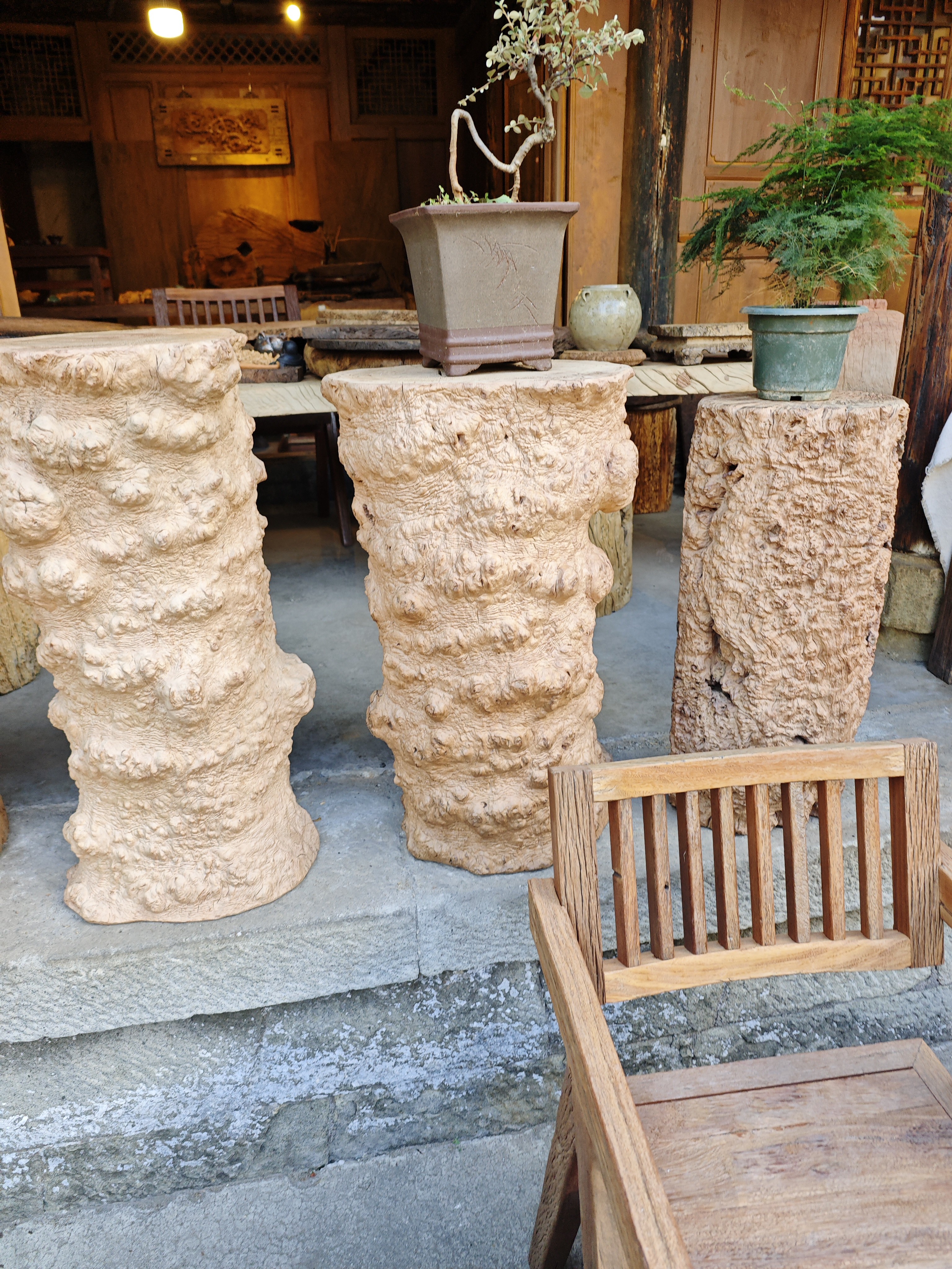 铁栗木风化花架一根