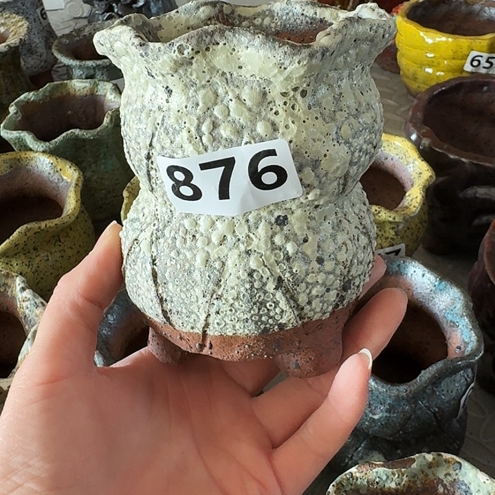 内口7高11粗陶手工