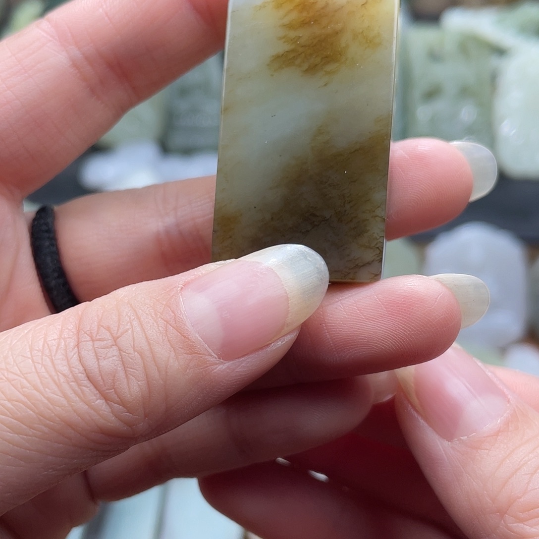 和田玉未镶嵌吊坠(不含链)