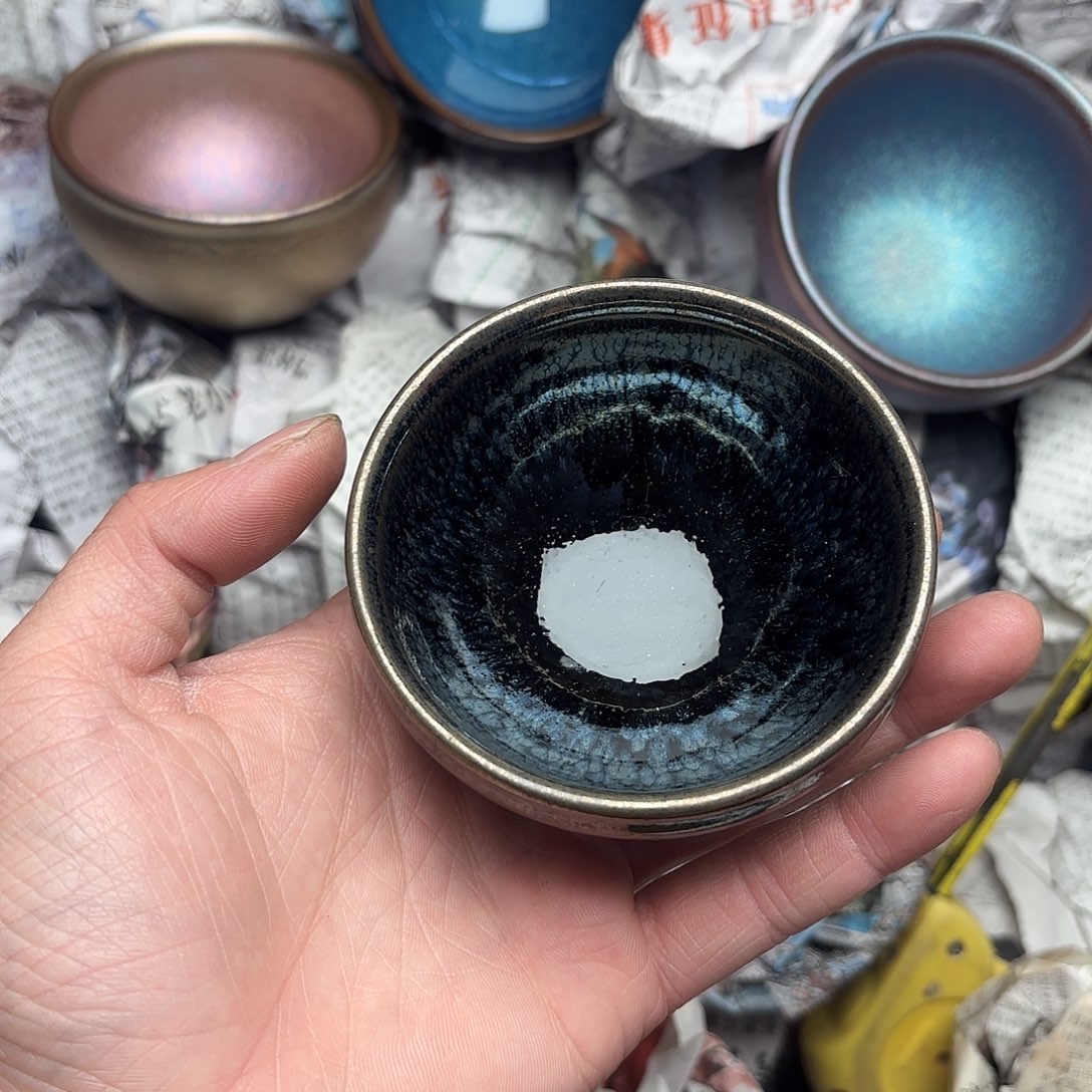 茶盏建盏主人杯一只微瑕