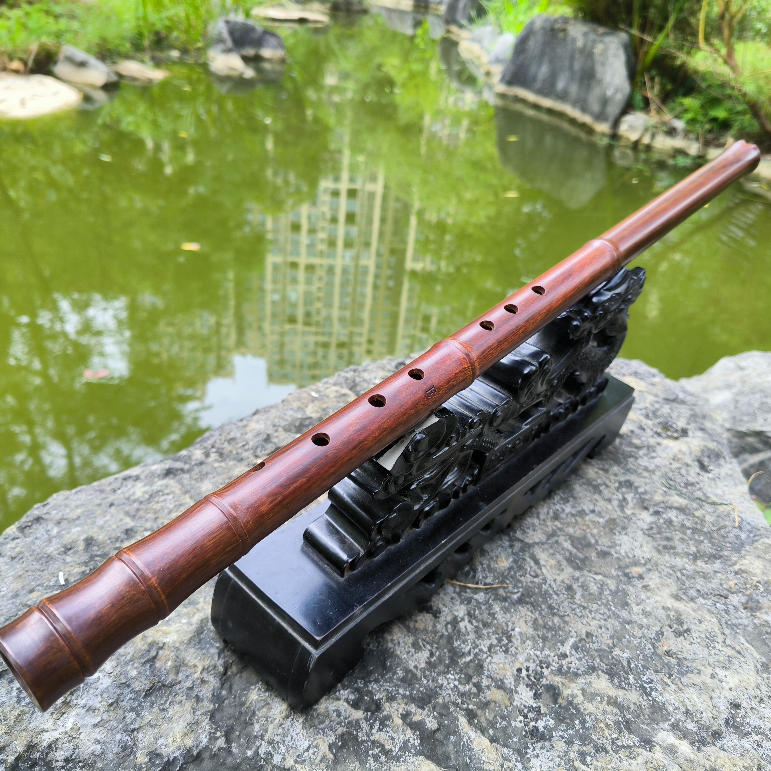 欧特海洞箫八孔正手木箫非洲红木沙漠铁洞箫通口新手入门短箫