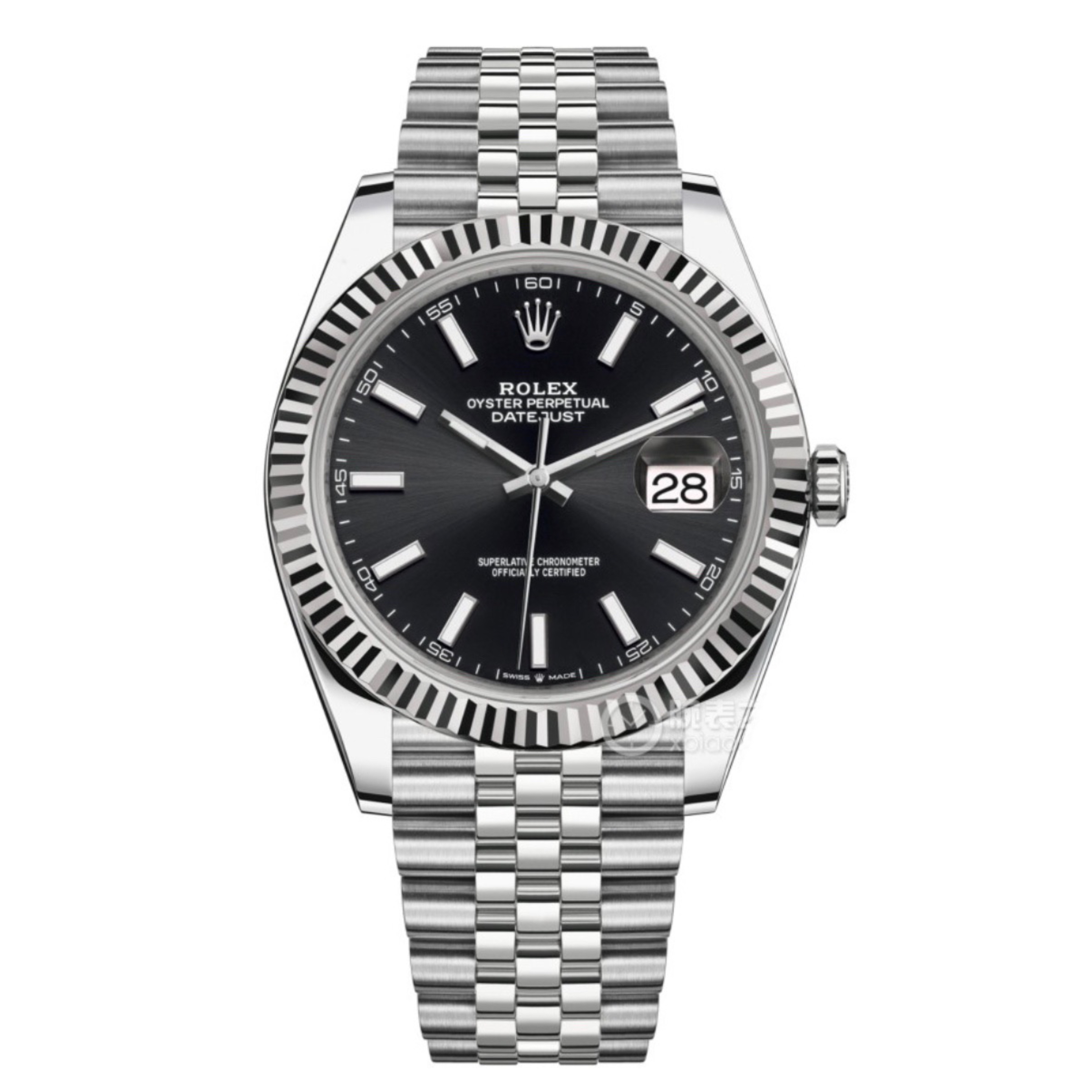 99新 Rolex/劳力士 深圳名典/黑盘条刻日志126334-00178/全新全套