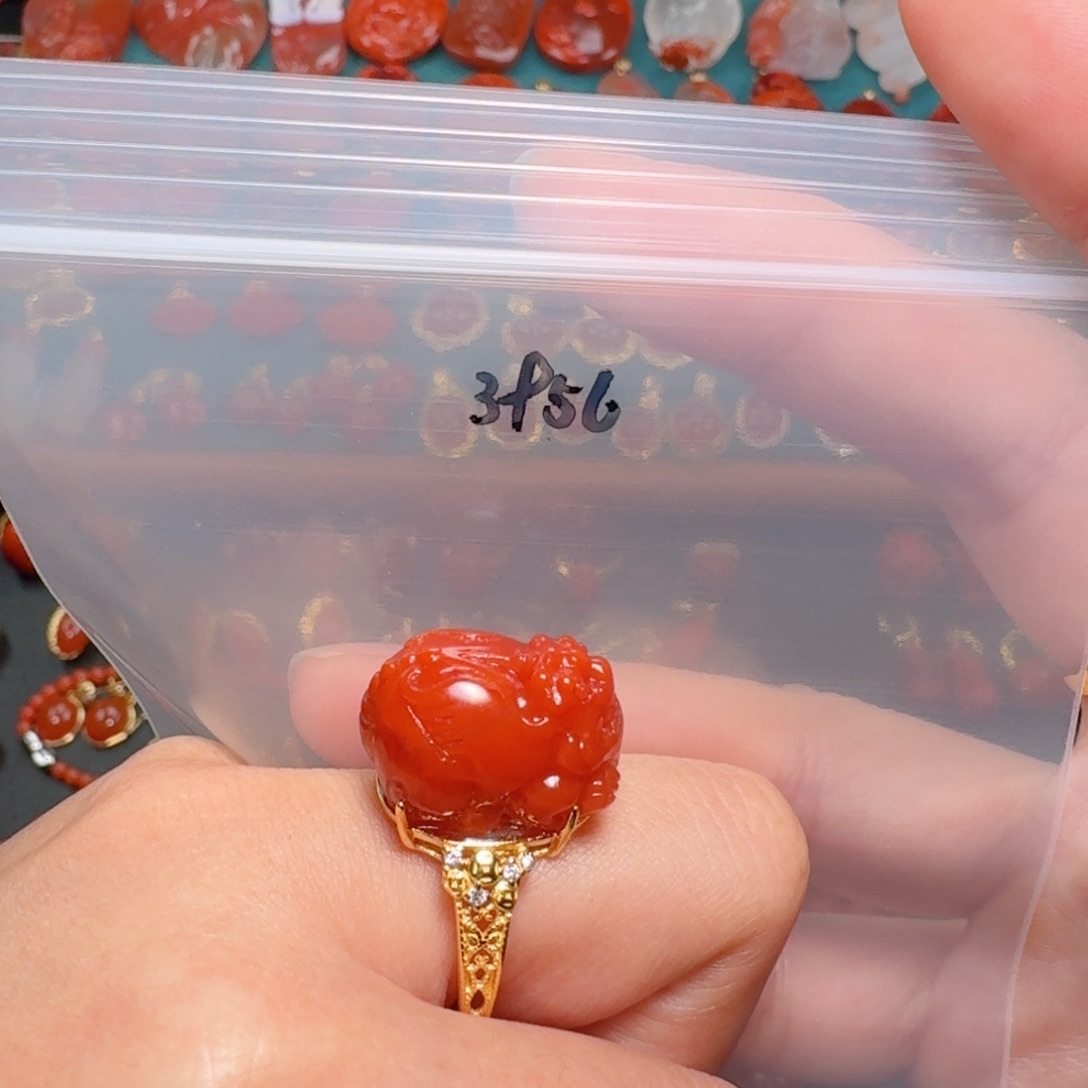 南红玛瑙南红银S925镶嵌