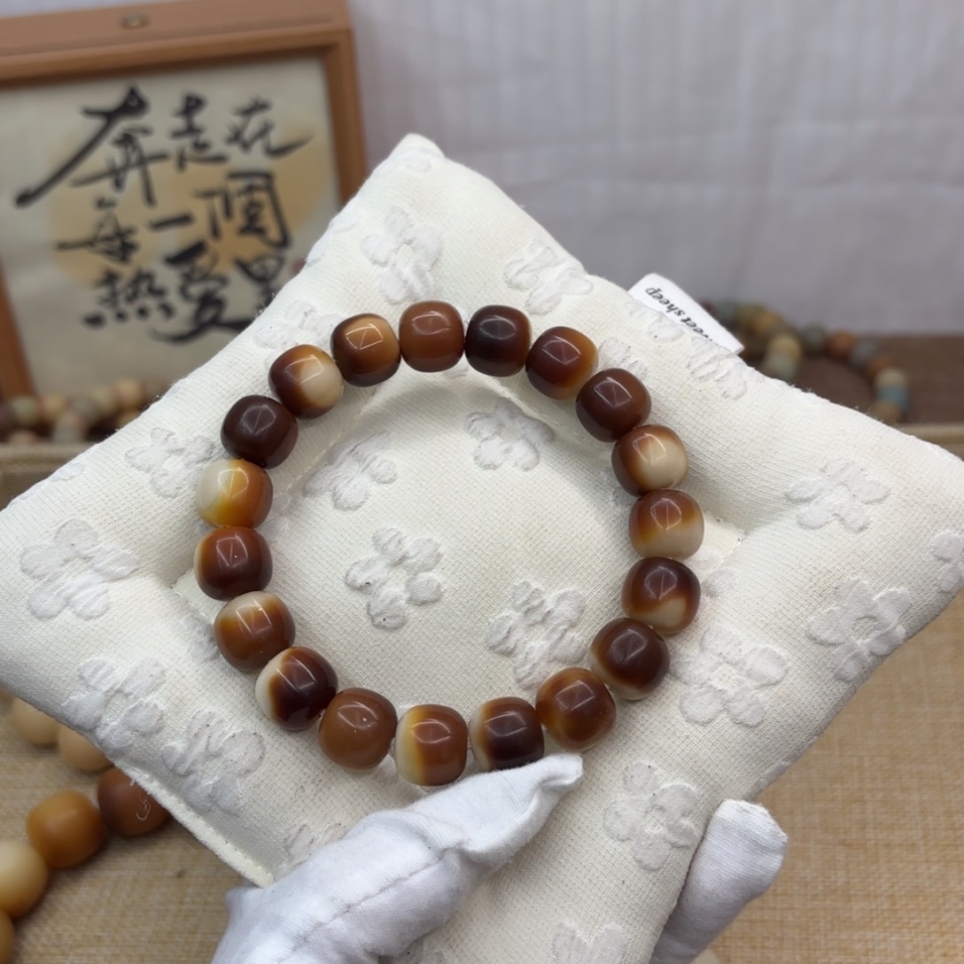 菩提根/象牙果吊坠14干磨焦糖牛乳109