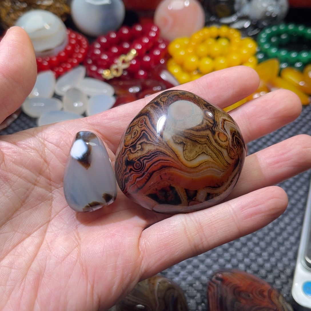 玛瑙/玉髓未镶嵌颈饰