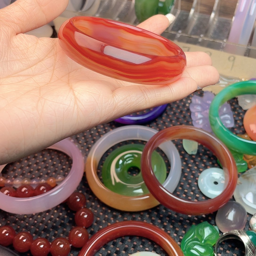 玛瑙/玉髓合金手镯