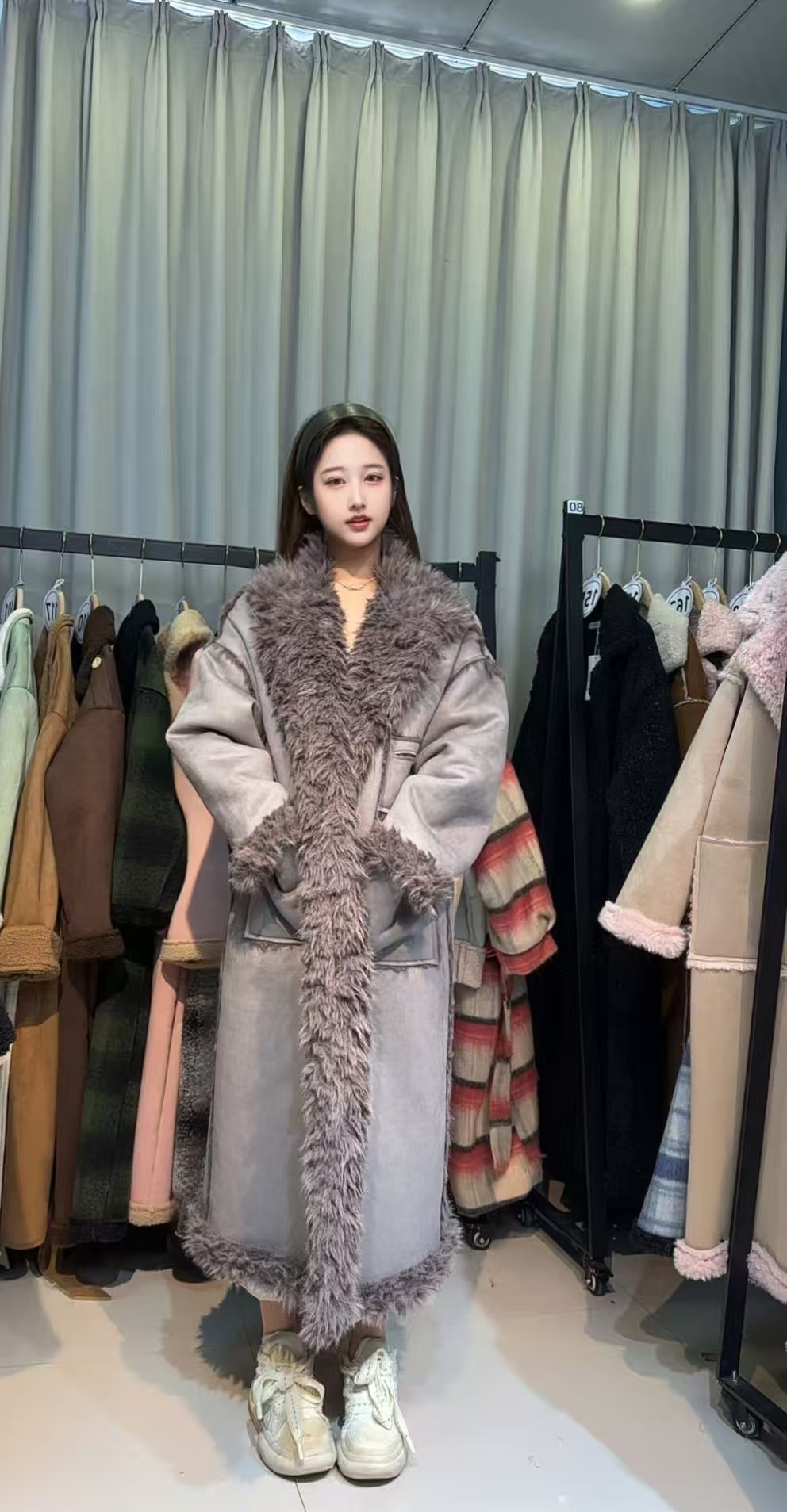 【按编码拍201-299】年末扫尾YY韩系休闲时尚加厚秋冬大衣