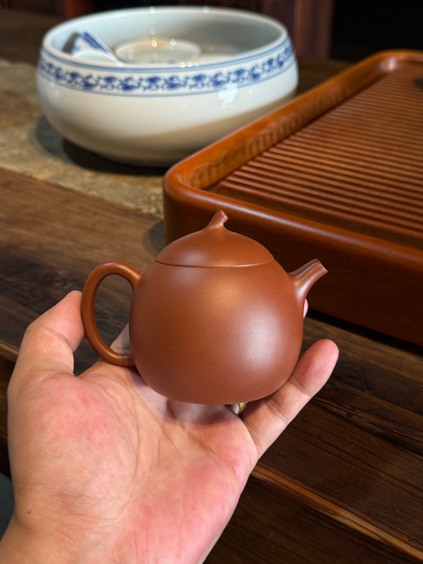 茄瓜 小媒窑朱泥