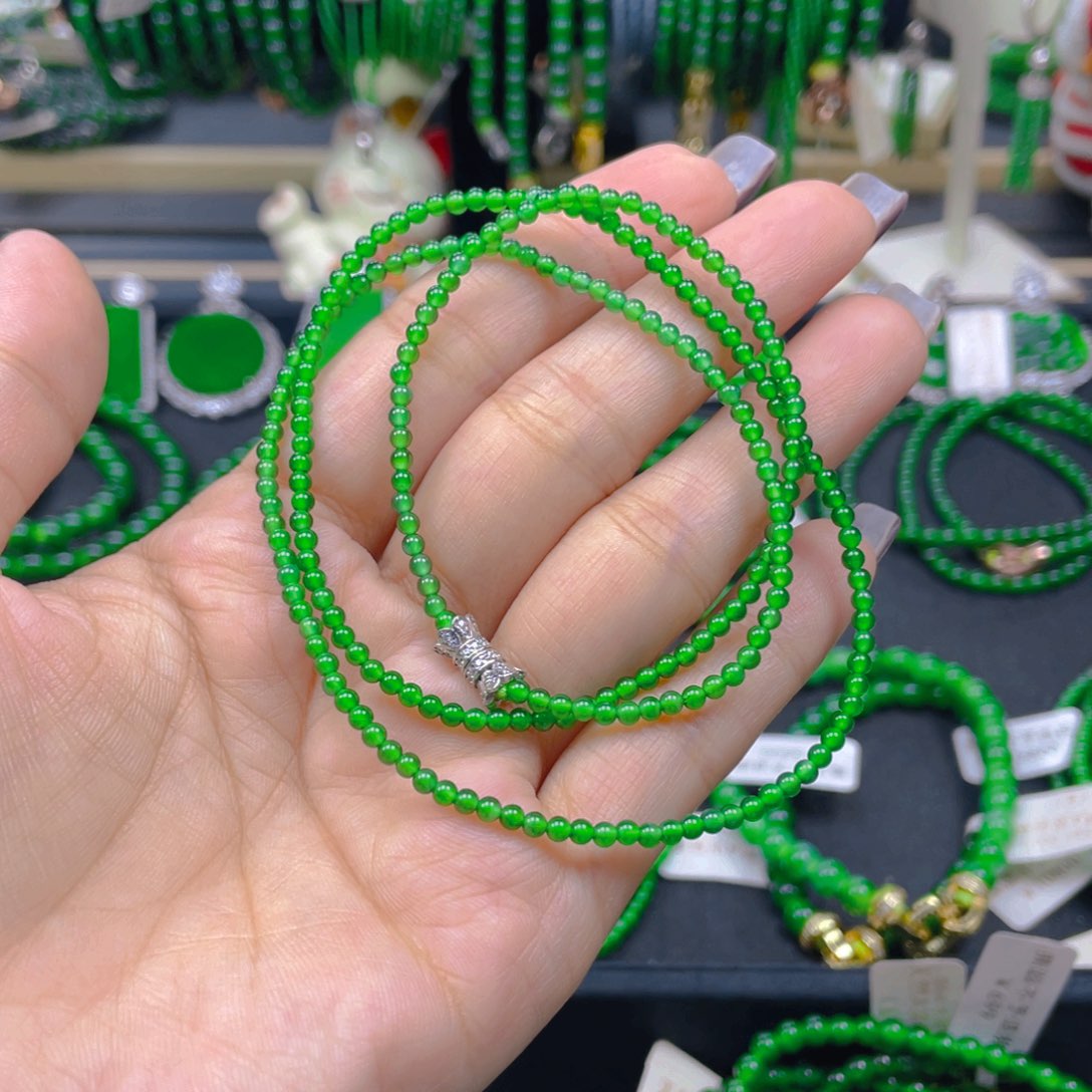 颈饰未镶嵌翡翠项链2.5