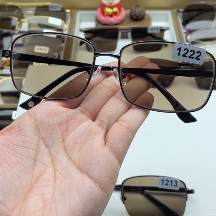 茶水晶全框眼镜 1222