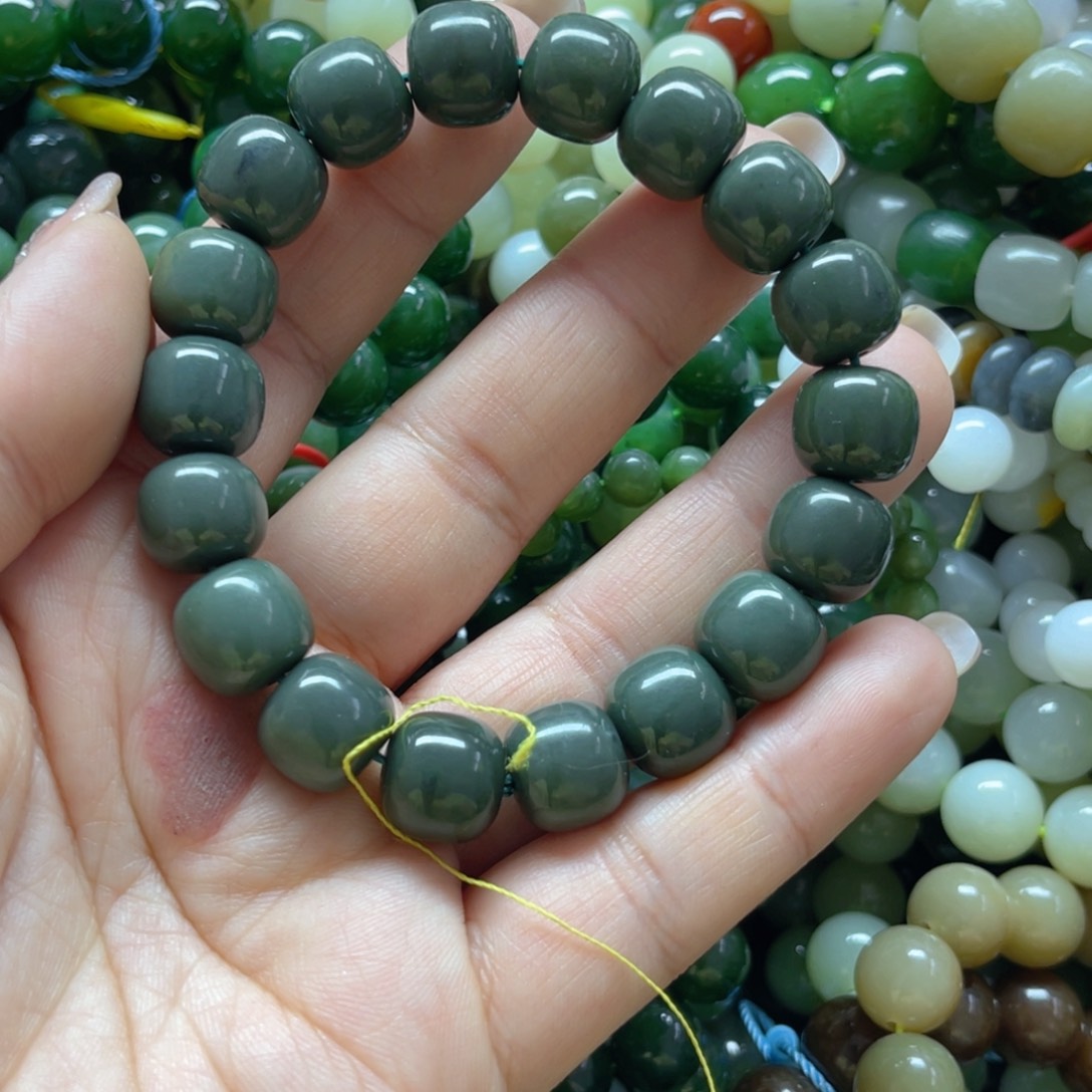 和田玉手链未镶嵌