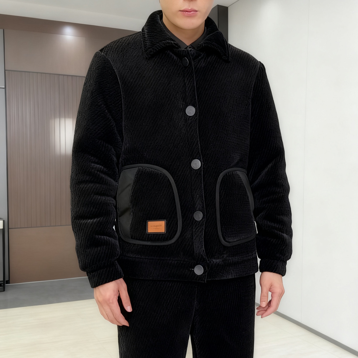 套装01【一套过冬】特厚雪尼尔面料三层加厚加绒保暖外穿家居服套装