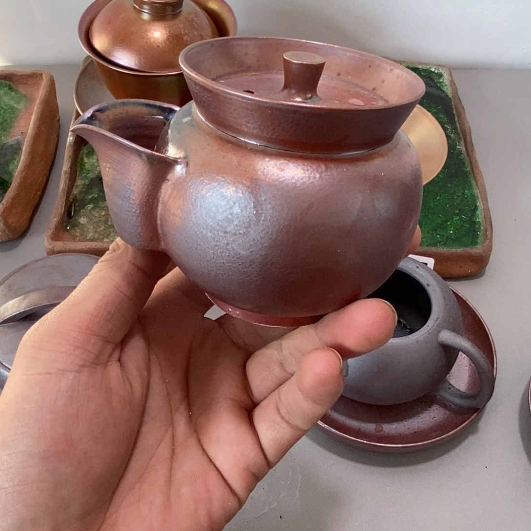 柴烧茶具陶瓷杯子