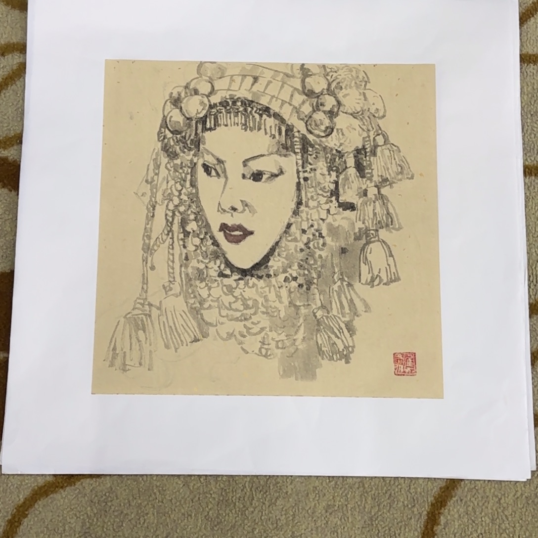 国画焦禄明一平尺艺