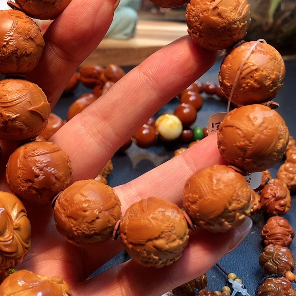 【闪购商品】橄榄核手串/手链1*0橄榄雕