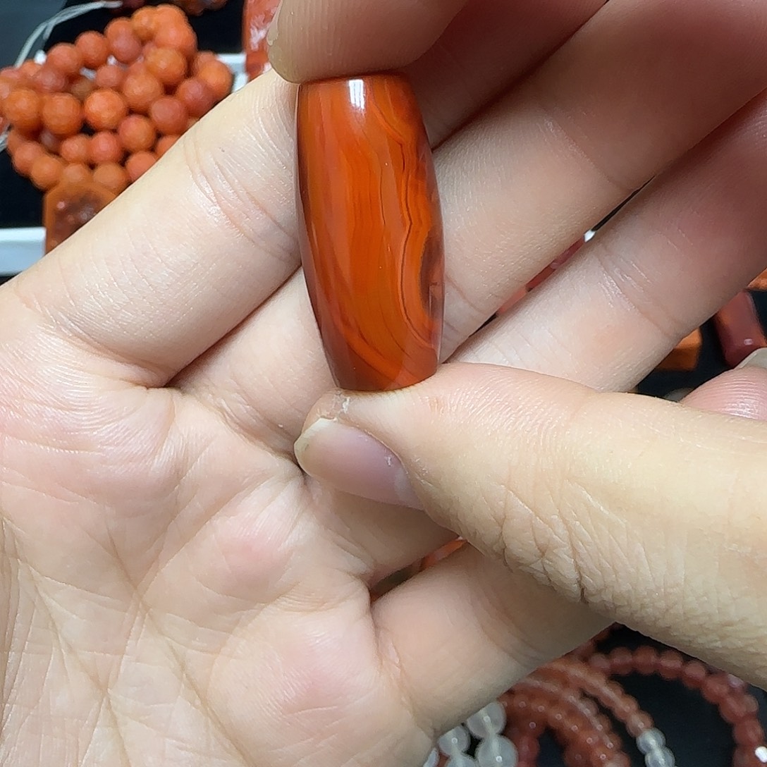 南红玛瑙未镶嵌吊坠(不含链)
