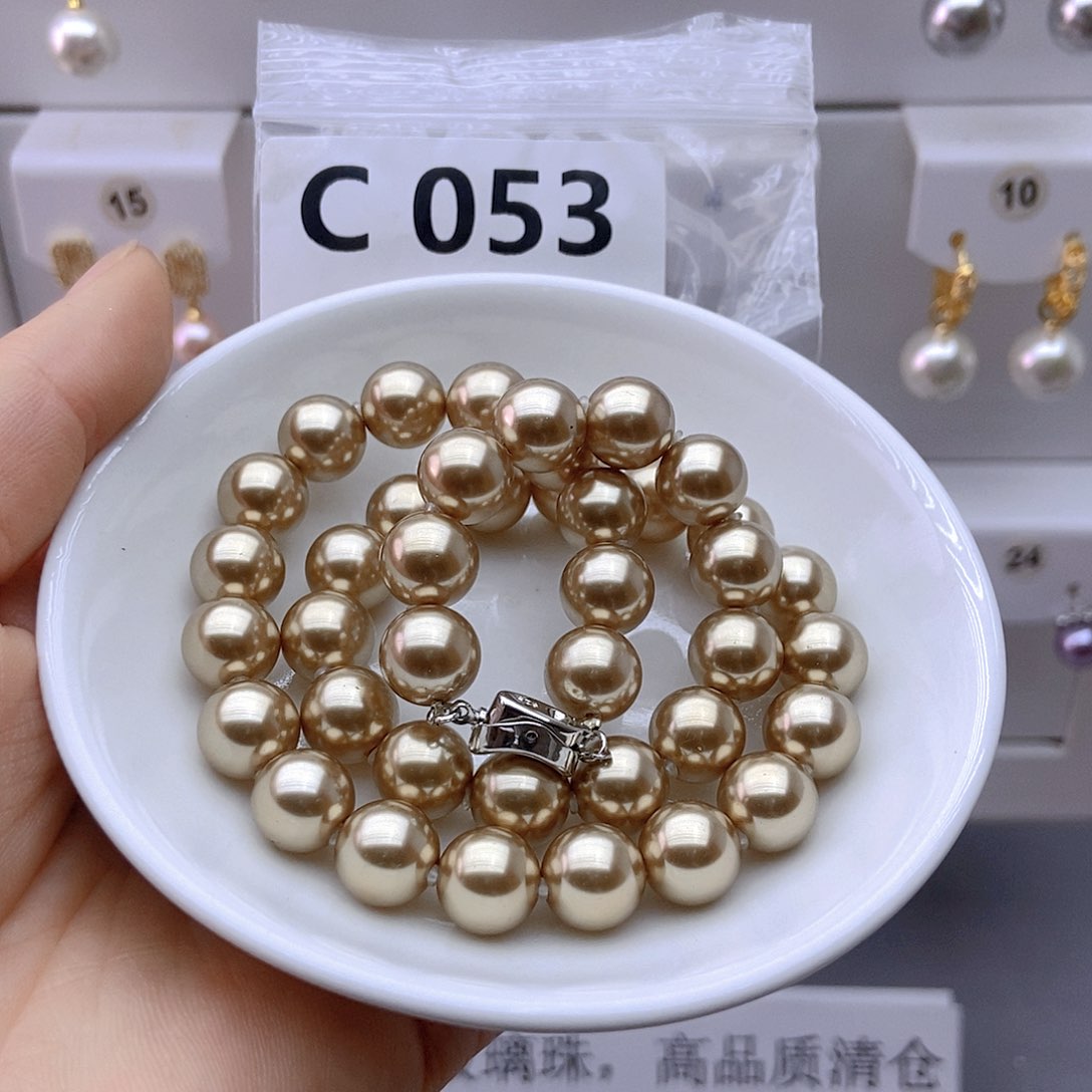 合金仿珍珠百搭款针织