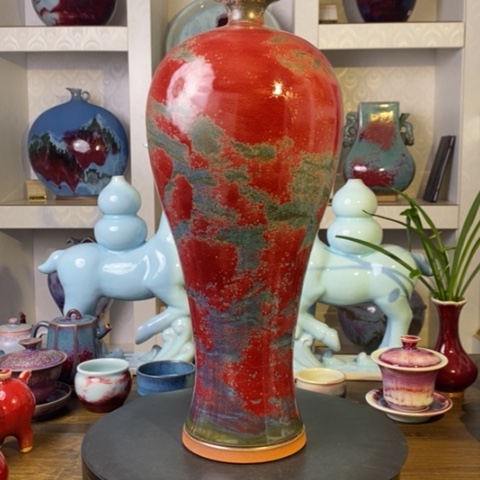 和***闲瓷片禹州神后钧瓷原产地~