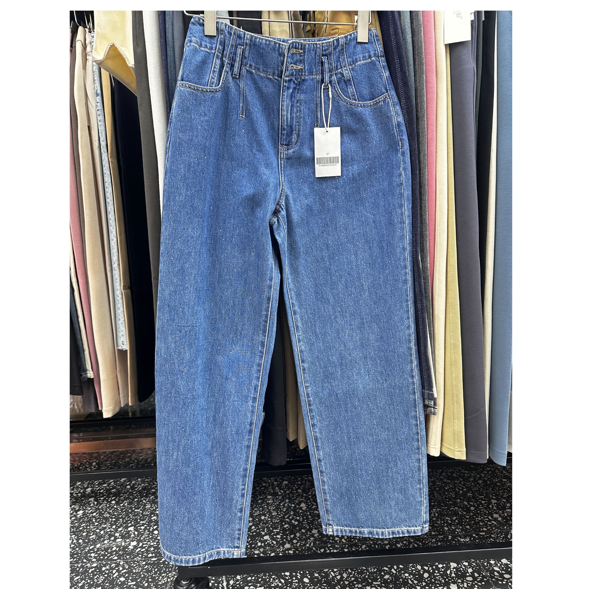 【逸阳断码清仓】春夏新款高腰百搭直筒阔腿裤包容显瘦女裤