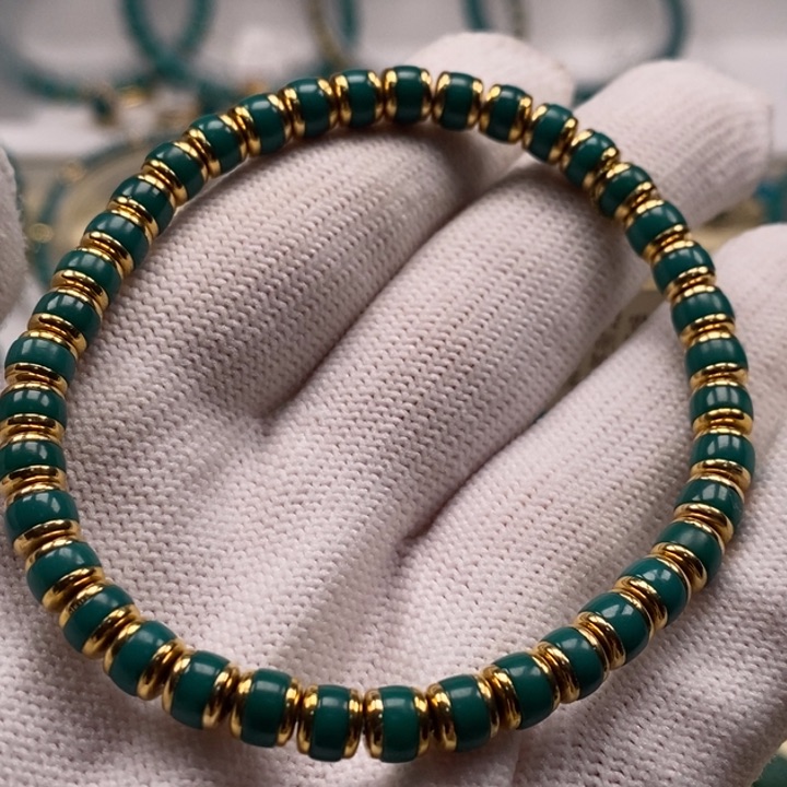 绿松石珠宝奇石18K金镶嵌Ａ２０７